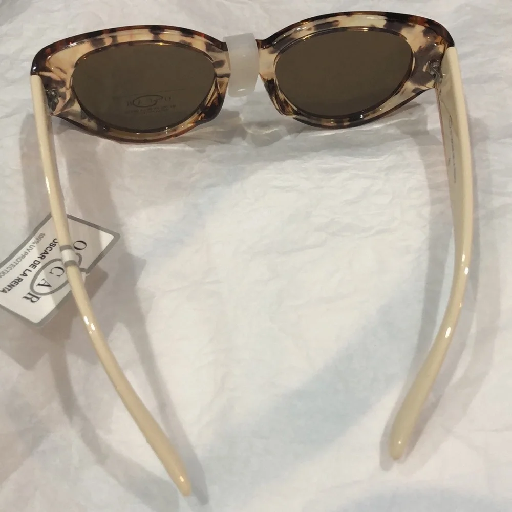 Oscar brown tortoiseshell oval‎ sunglasses new